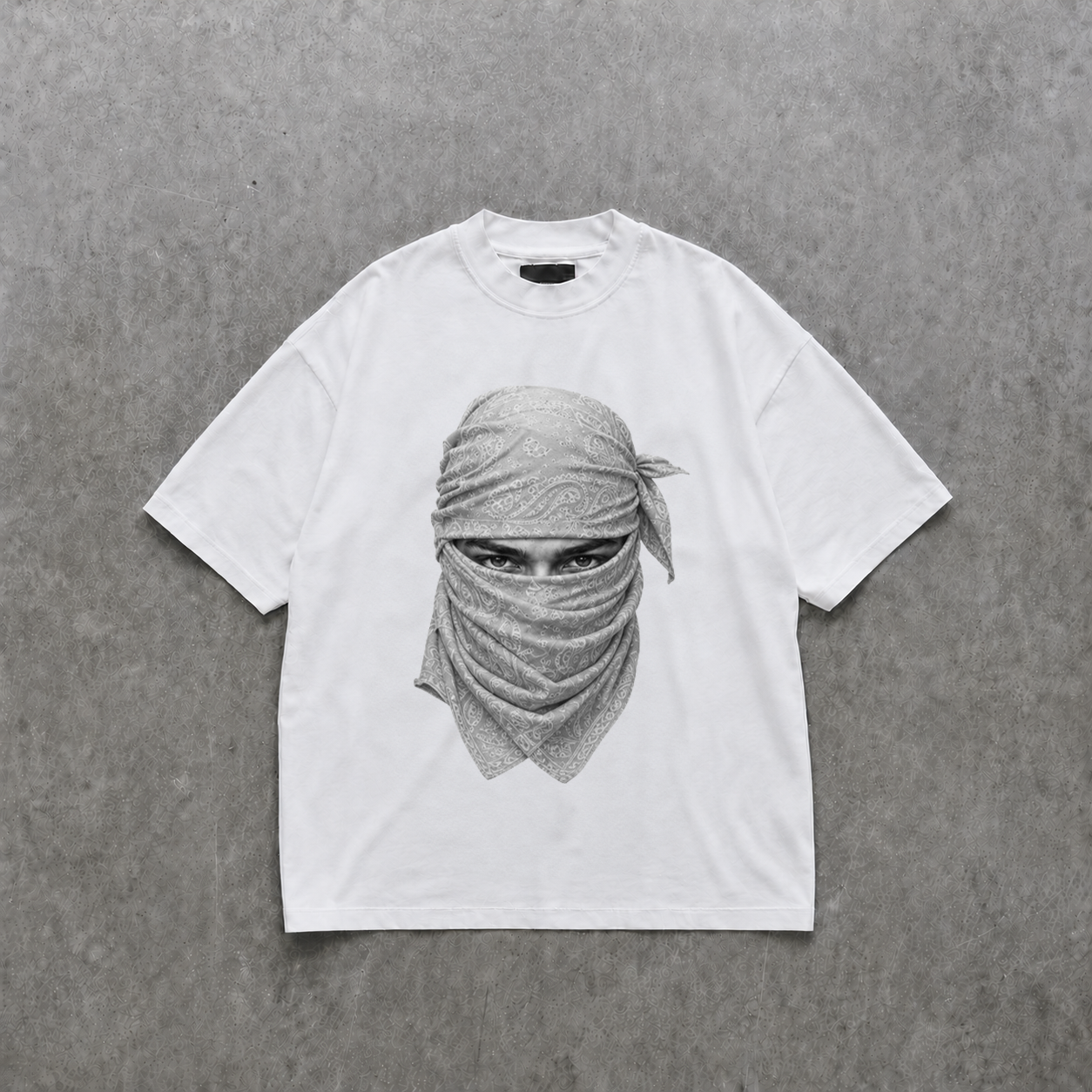 Bandana T-Shirt Gray